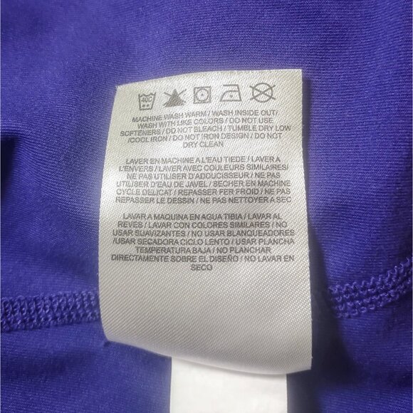 Nike Dri -Fit Element 1/4 Zip Top Purple Womens Size Large Thumb Holes Athletic - Picture 8 of 8